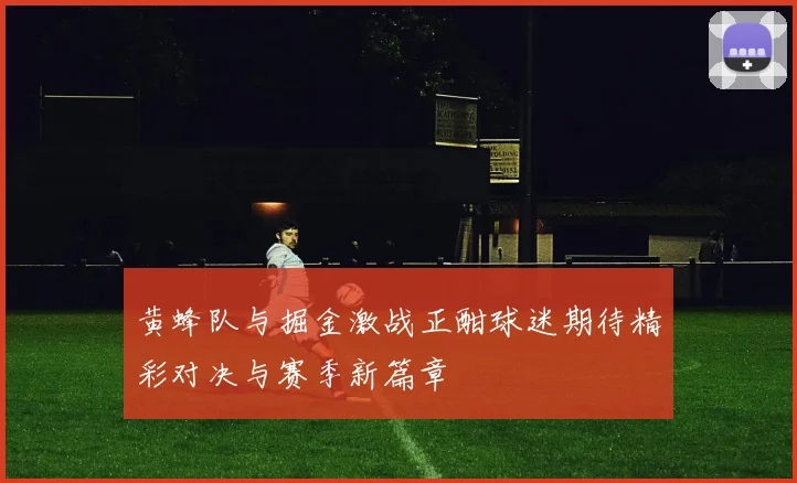 黄蜂队与掘金激战正酣球迷期待精彩对决与赛季新篇章